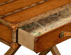Столик приставной Travel trunk Jonathan Charles Fine Furniture Voyager 494464-L002  Лофт / Фьюжн / Винтаж / Ретро