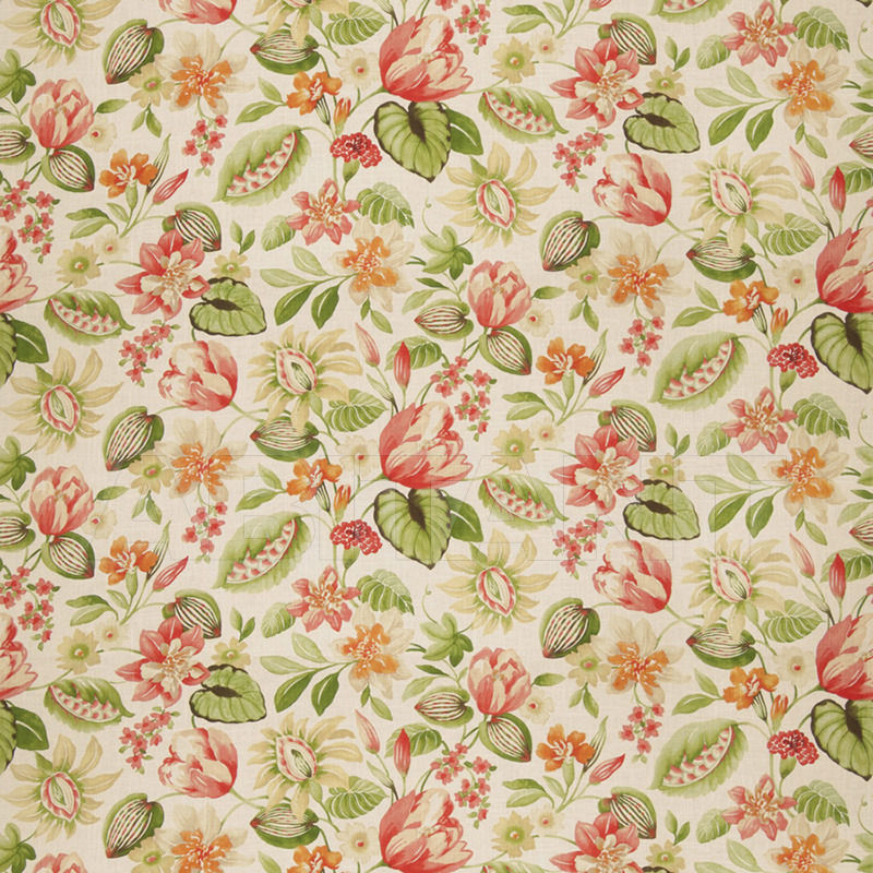 Купить Интерьерная ткань Norma Floral Passion Fruit Fabricut Chromatics Xxi 1111604