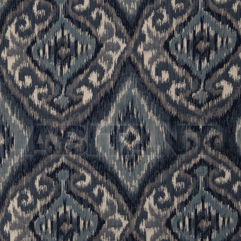 Купить Интерьерная ткань Merope Ikat Indigo Fabricut Vignettes XI 1888902