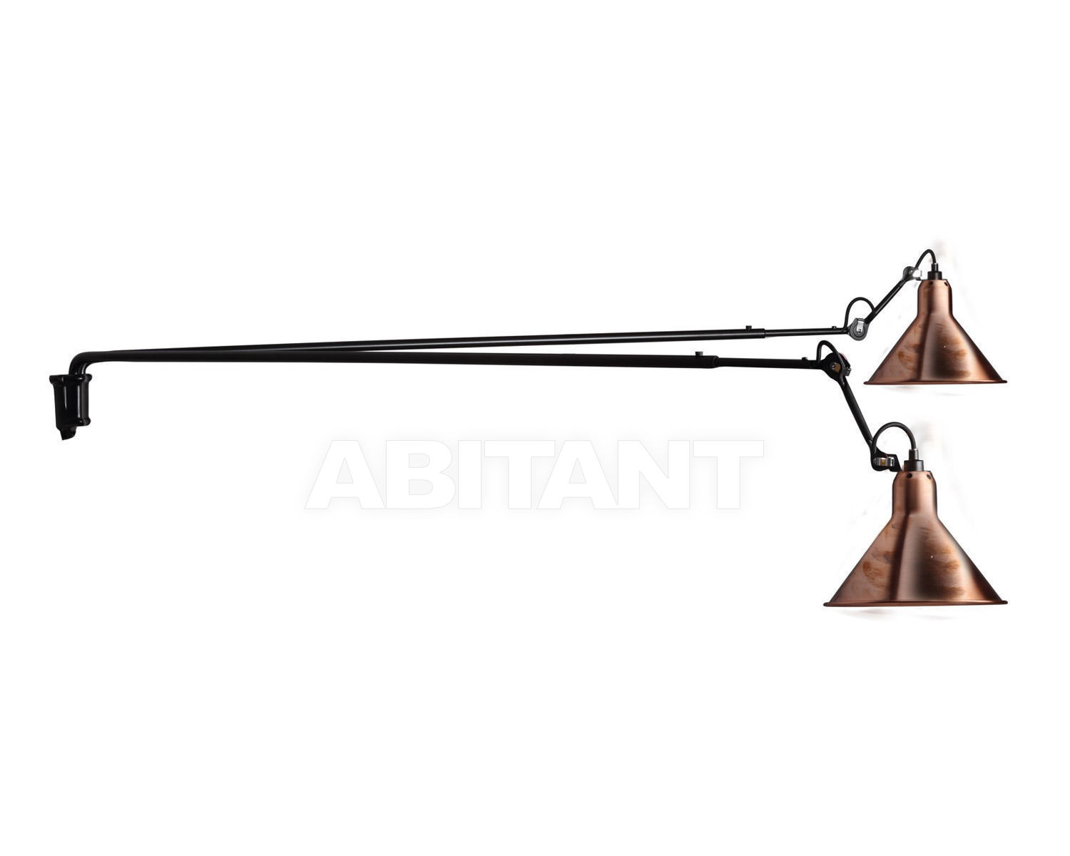 Купить Светильник настенный La Lampe Gras by DCW éditions GRAS LAMPS N°213 L DOUBLE BL-RAW COP