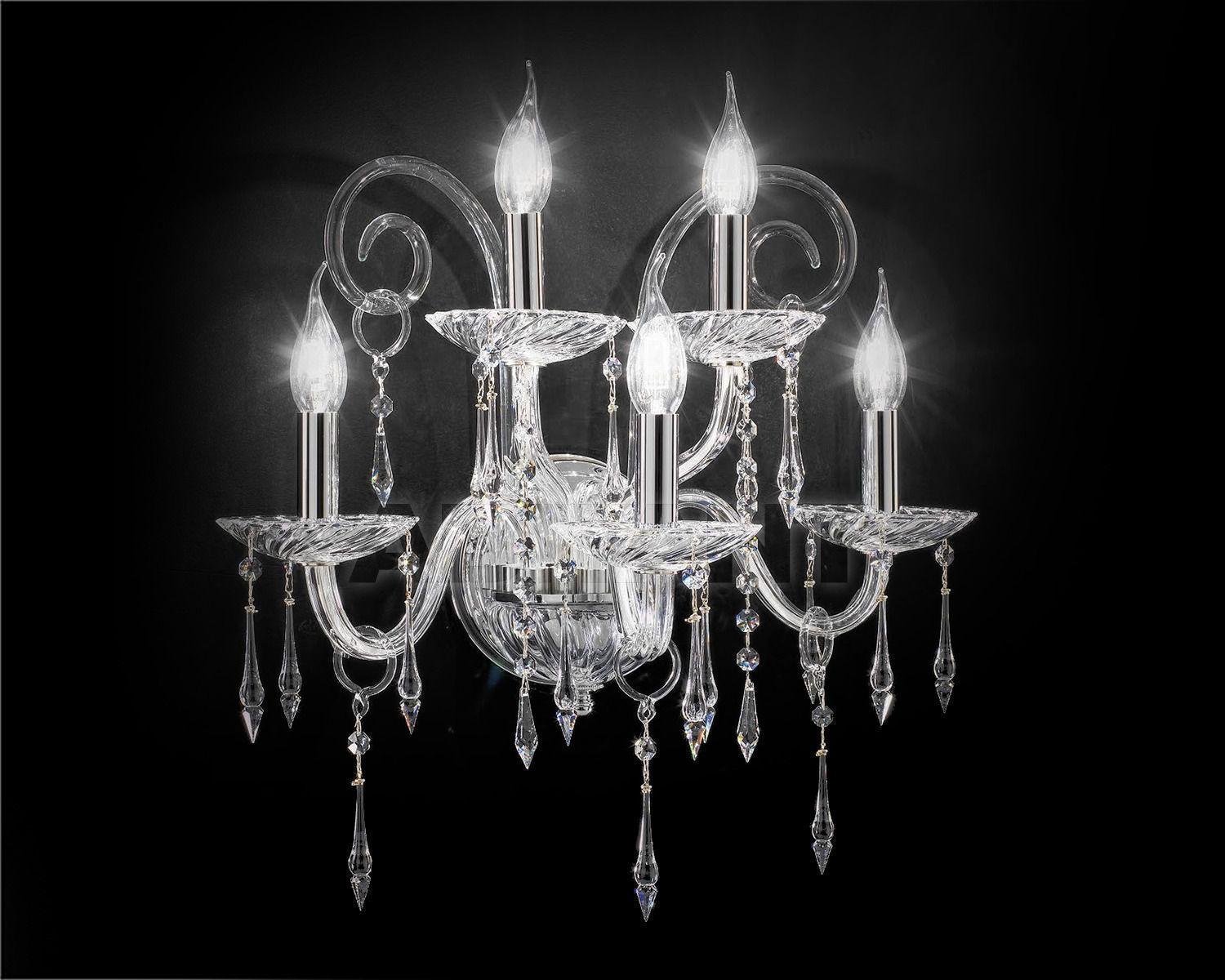 Купить Бра OR Illuminazione s.r.l.  Canova 411/A3+2 CR SWA