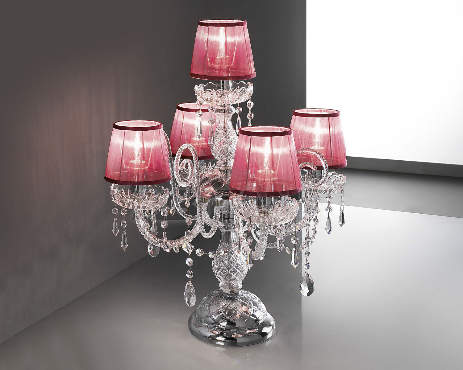 Купить Лампа настольная OR Illuminazione s.r.l.  Canova 408/FL4+1 PA CR ASF