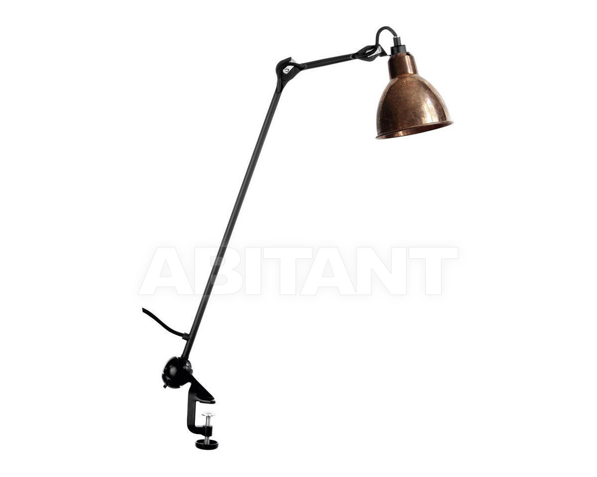 Купить Лампа настольная La Lampe Gras by DCW éditions GRAS LAMPS 201 BL-COP-RAW ROUND