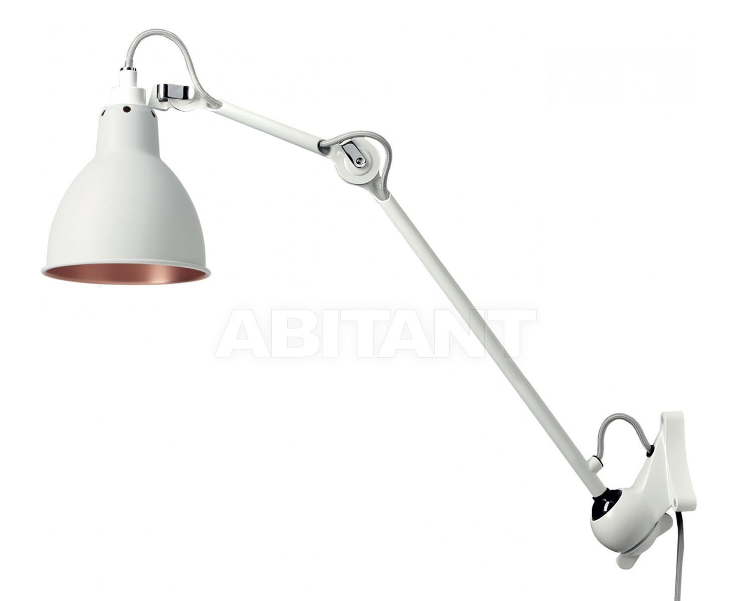 Купить Светильник настенный La Lampe Gras by DCW éditions GRAS LAMPS 222 WH-WH-COP