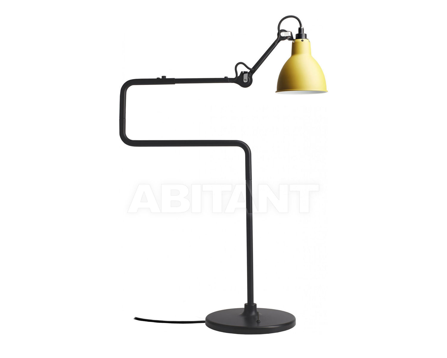 Купить Лампа настольная La Lampe Gras by DCW éditions GRAS LAMPS 317 BL-YELLOW