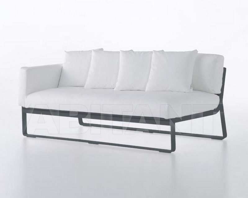 Купить Диван для террасы Gandia Blasco 2015 Flat Sofa modular 1 anthracite 