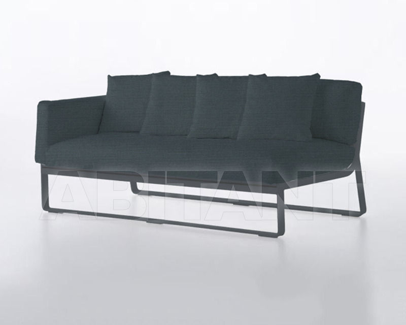 Купить Диван для террасы Gandia Blasco 2015 Flat Sofa modular 1 Sunbrella Solids carbon