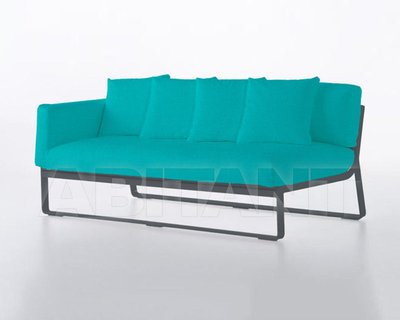 Купить Диван для террасы Gandia Blasco 2015 Flat Sofa modular 1 Sunbrella Solids aruba 