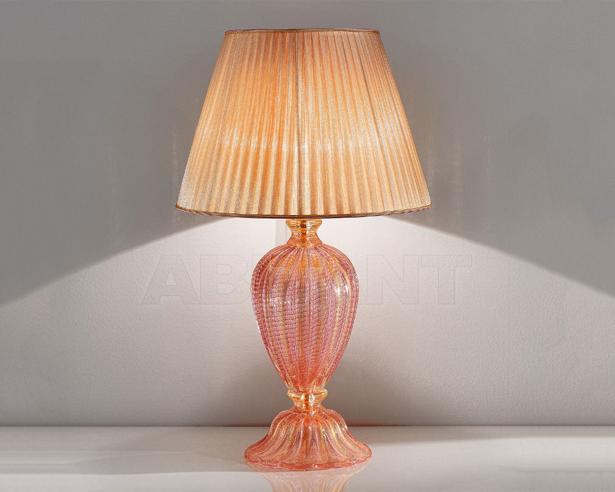 Купить Лампа настольная OR Illuminazione s.r.l.  Murano 1027/LT ROSA-ORO