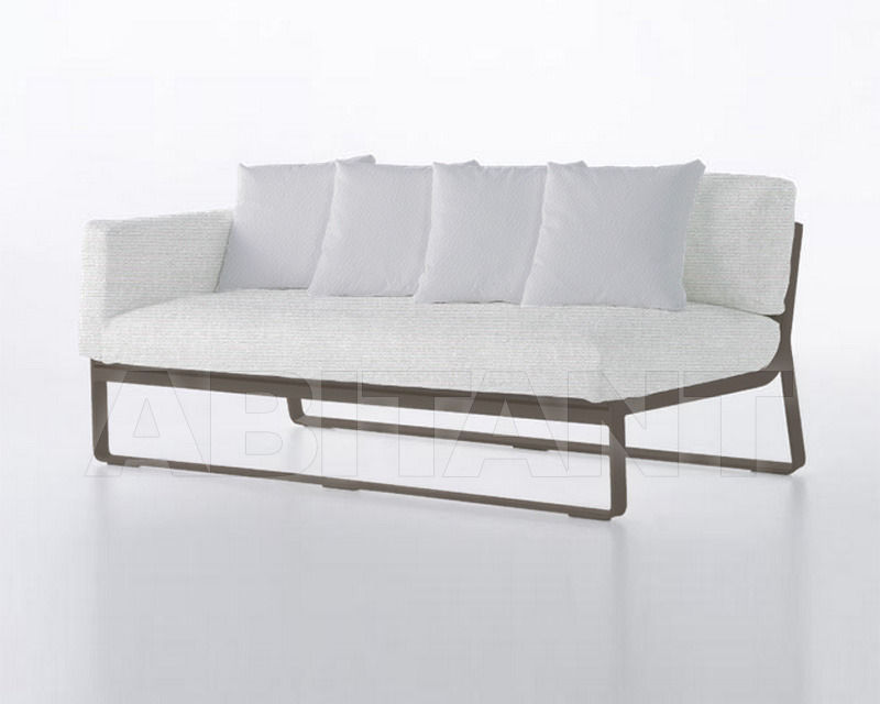 Купить Диван для террасы Gandia Blasco 2015 Flat Sofa modular 1 Upholstery Sunbrella Solids natural 