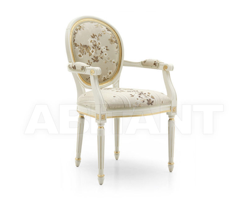 Купить Стул с подлокотниками LUIGI Sevensedie  Classic 0252A ZD B flowers