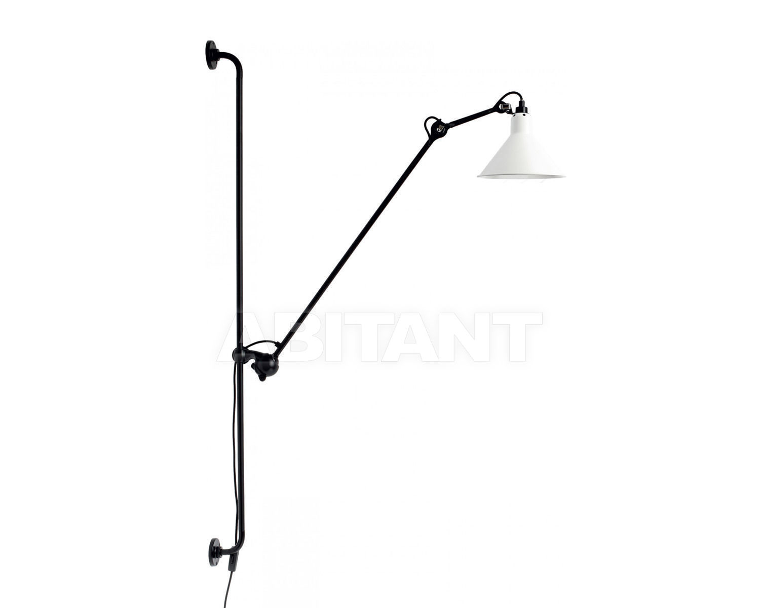 Купить Светильник настенный La Lampe Gras by DCW éditions GRAS LAMPS 214 BL-WH
