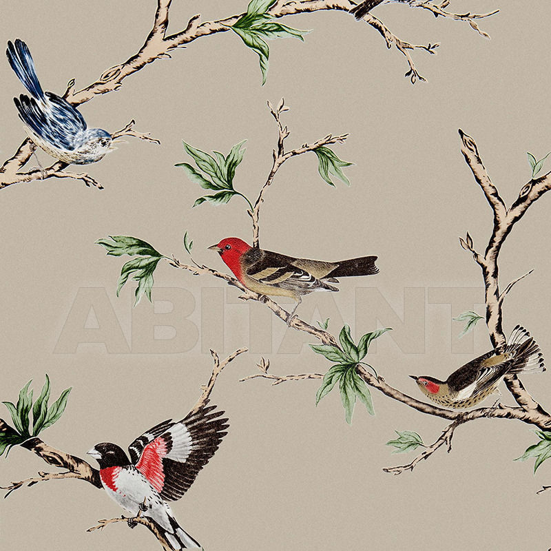Купить Бумажные обои Villa Fiori WP Tostado/Negro Gastón y Daniela Dos (Wallpaper) Collection Books GDW 5104 004