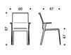 Схема Стул с подлокотниками ICF Office 2015 3686716 2 Современный / Скандинавский / Модерн