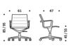 Схема Кресло ICF Office 2015 1963093 346 Современный / Скандинавский / Модерн