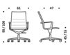 Схема Кресло ICF Office 2015 1963163 30L Современный / Скандинавский / Модерн