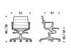 Схема Кресло ICF Office 2015 1963103 510 Современный / Скандинавский / Модерн