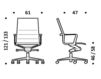 Схема Кресло ICF Office 2015 1963173 30L Современный / Скандинавский / Модерн