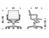 Схема Кресло ICF Office 2015 1963109 917 Современный / Скандинавский / Модерн