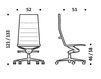 Схема Кресло ICF Office 2015 1943243 511 Современный / Скандинавский / Модерн