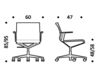 Схема Кресло ICF Office 2015 3693253 357 Современный / Скандинавский / Модерн