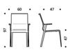 Схема Стул с подлокотниками ICF Office 2015 3686613 510 Современный / Скандинавский / Модерн