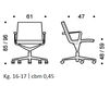 Схема Кресло ICF Office 2015 1973093 362 Современный / Скандинавский / Модерн