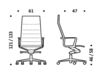 Схема Кресло ICF Office 2015 1960279 972 Современный / Скандинавский / Модерн