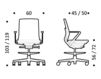 Схема Кресло ICF Office 2015 25963499 915 Современный / Скандинавский / Модерн