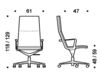 Схема Кресло ICF Office 2015 1973263 30B Современный / Скандинавский / Модерн