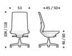 Схема Стул ICF Office 2015 26030399 981 Современный / Скандинавский / Модерн