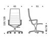 Схема Кресло ICF Office 2015 1943263 30B Современный / Скандинавский / Модерн