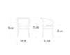 Схема Стул с подлокотниками Thonet 2015 209 P Современный / Скандинавский / Модерн