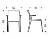 Схема Стул с подлокотниками ICF Office 2015 3698703 F54 Современный / Скандинавский / Модерн