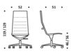 Схема Кресло ICF Office 2015 1943293 30G Современный / Скандинавский / Модерн