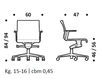 Схема Кресло ICF Office 2015 3693279 910 Современный / Скандинавский / Модерн