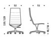 Схема Кресло ICF Office 2015 1943299 917 Современный / Скандинавский / Модерн