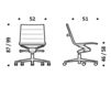 Схема Кресло ICF Office 2015 1943079 906 Современный / Скандинавский / Модерн