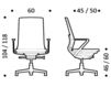 Схема Кресло ICF Office 2015 1943279 910 Современный / Скандинавский / Модерн