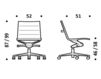 Схема Кресло ICF Office 2015 1940072 434 Современный / Скандинавский / Модерн