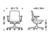 Схема Кресло ICF Office 2015 25936233 30С Современный / Скандинавский / Модерн