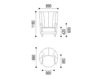 Схема Кресло HARLEM. WJ Neue Wiener Werkstaette Sofas and chairs 2015 WJHL 89 1 Современный / Скандинавский / Модерн