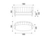 Схема Диван HARLEM. WJ Neue Wiener Werkstaette Sofas and chairs 2015 WJSO 198 Современный / Скандинавский / Модерн