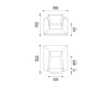 Схема Кресло для террасы FX 10 Neue Wiener Werkstaette Sofas and chairs 2015 FX 10 outdoor chair 13 Современный / Скандинавский / Модерн