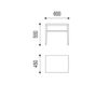 Схема Столик кофейный NEO Neue Wiener Werkstaette COUCH-, & SIDE TABLES NBT 60 silver Современный / Скандинавский / Модерн