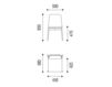Схема Стул METRO Neue Wiener Werkstaette CHAIRS ST 50 11 Современный / Скандинавский / Модерн