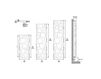 Схема Радиатор Wall Caleido/Co.Ge.Fin Design FWA185329 Современный / Скандинавский / Модерн