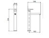 Схема Смеситель для раковины Linki Stylo STY 011L Современный / Скандинавский / Модерн