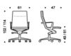 Схема Кресло ICF Office 2015 1973179 917 Современный / Скандинавский / Модерн