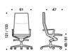 Схема Кресло ICF Office 2015 1973273 511 Современный / Скандинавский / Модерн